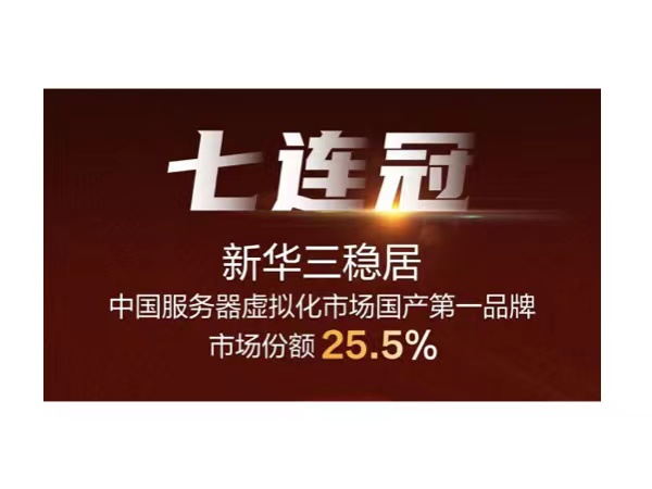 七连冠！新华三稳居服务器虚拟化国产品牌第一