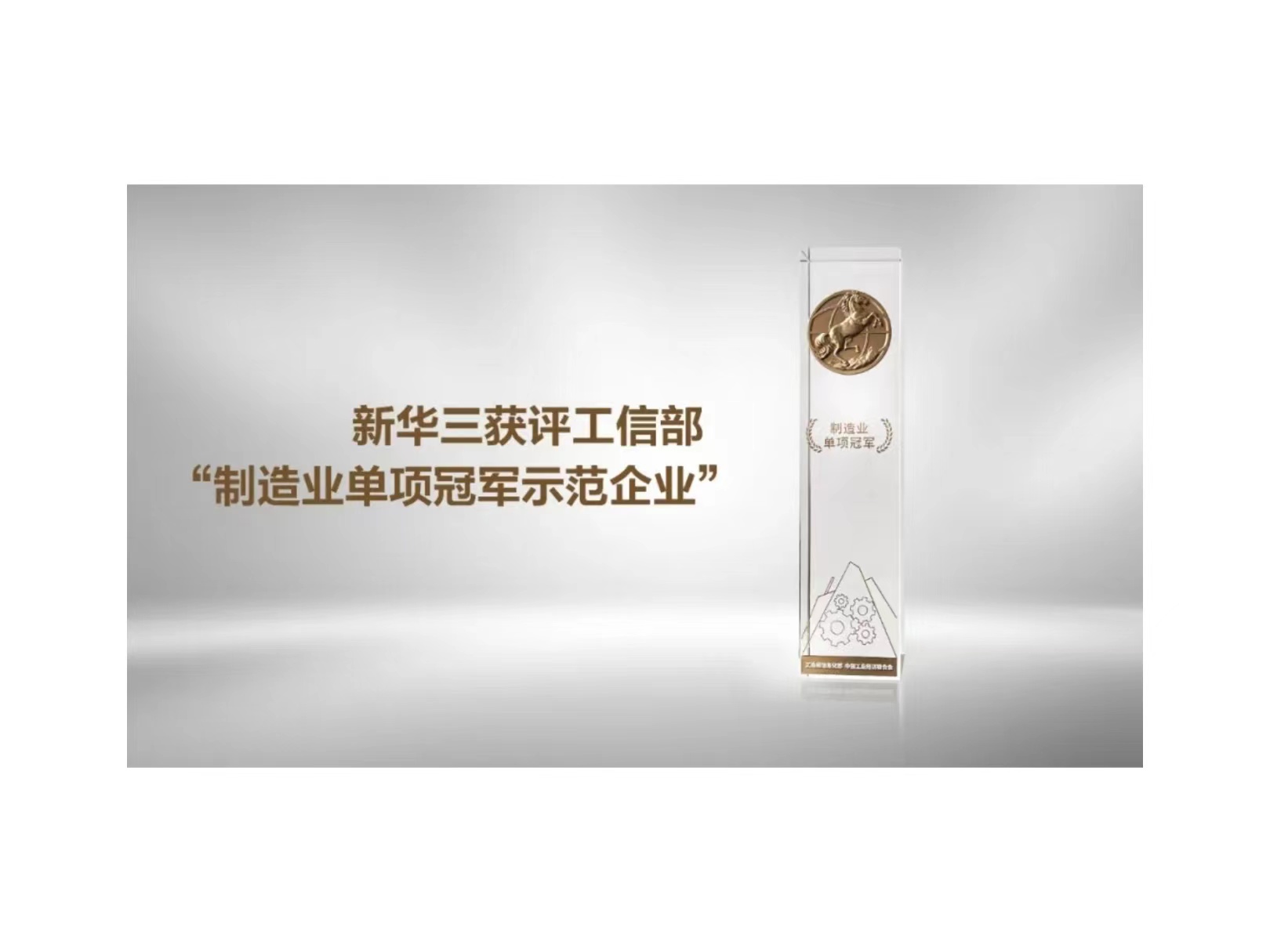 实“智”名归！新华三入选工信部第六批制造业单项冠军名单